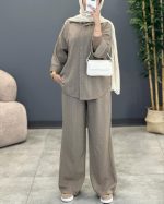 ست زنانه مانتو شلوار مراکشی