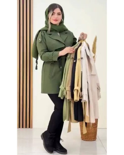 مدل پالتو بارونی کوتاه 2