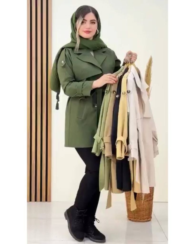 مدل پالتو بارونی کوتاه 2