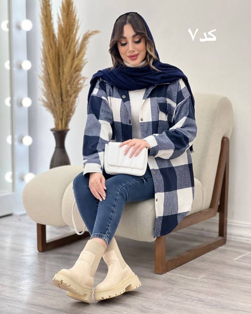 شکت زنانه چهارخونه