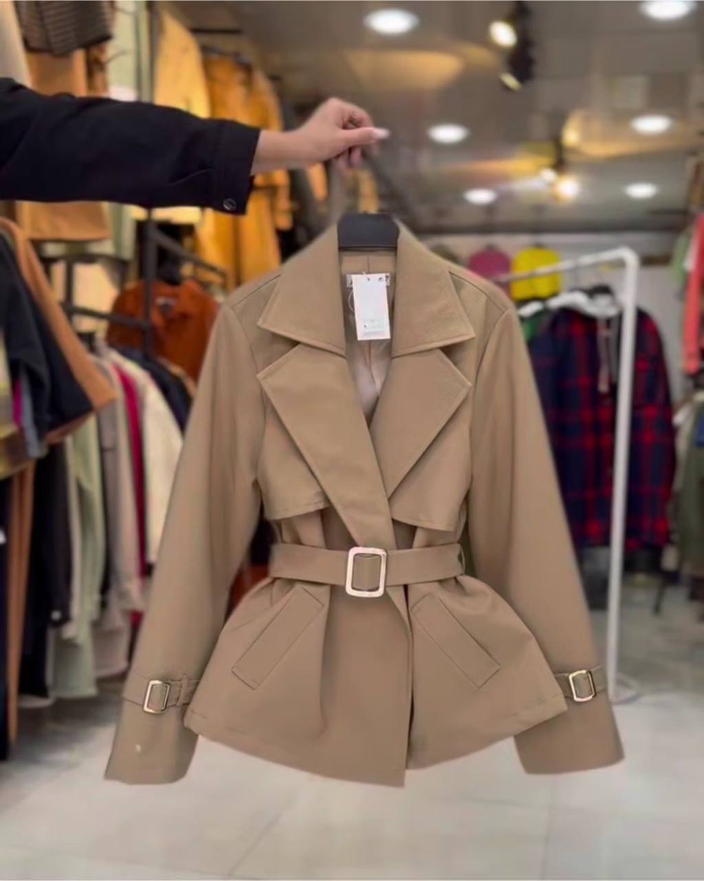 مدل پالتو بارونی کوتاه 4