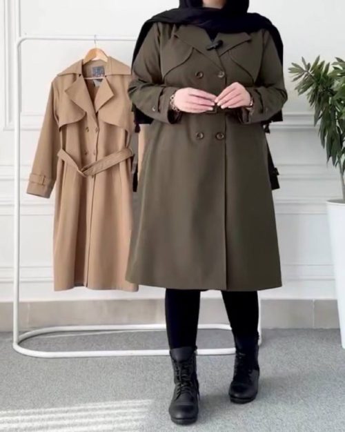 مدل پالتو بارونی بلند 7