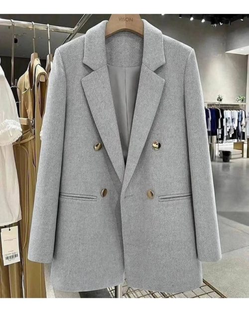  پالتو زنانه مدل کت پشمی