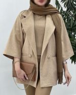 کت زنانه کوتاه فوتر مدل نسیم