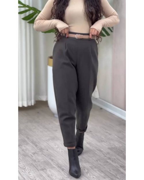 شلوار فوتر پاکتی زنانه 5