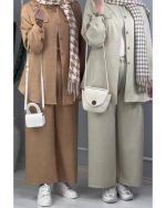 ست زنانه مانتو شلوار شانتون