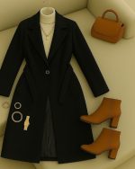 پالتو فوتر پشمی بلند زنانه 4 - تصویر 4