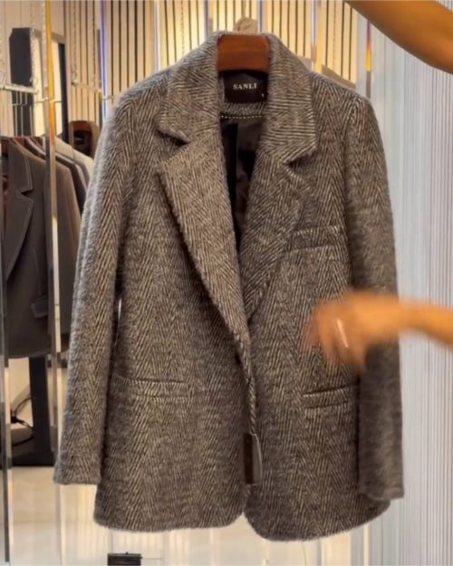 پالتو زنانه مدل کت پشمی 2