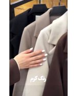  پالتو زنانه مدل کت بلند پشمی 4 - تصویر 6