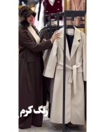  پالتو زنانه مدل کت بلند پشمی 4