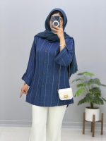 مانتو زنانه مدل راه راه