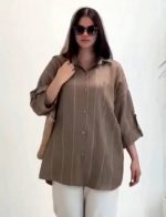 مانتو زنانه مدل راه راه 2 - تصویر 6