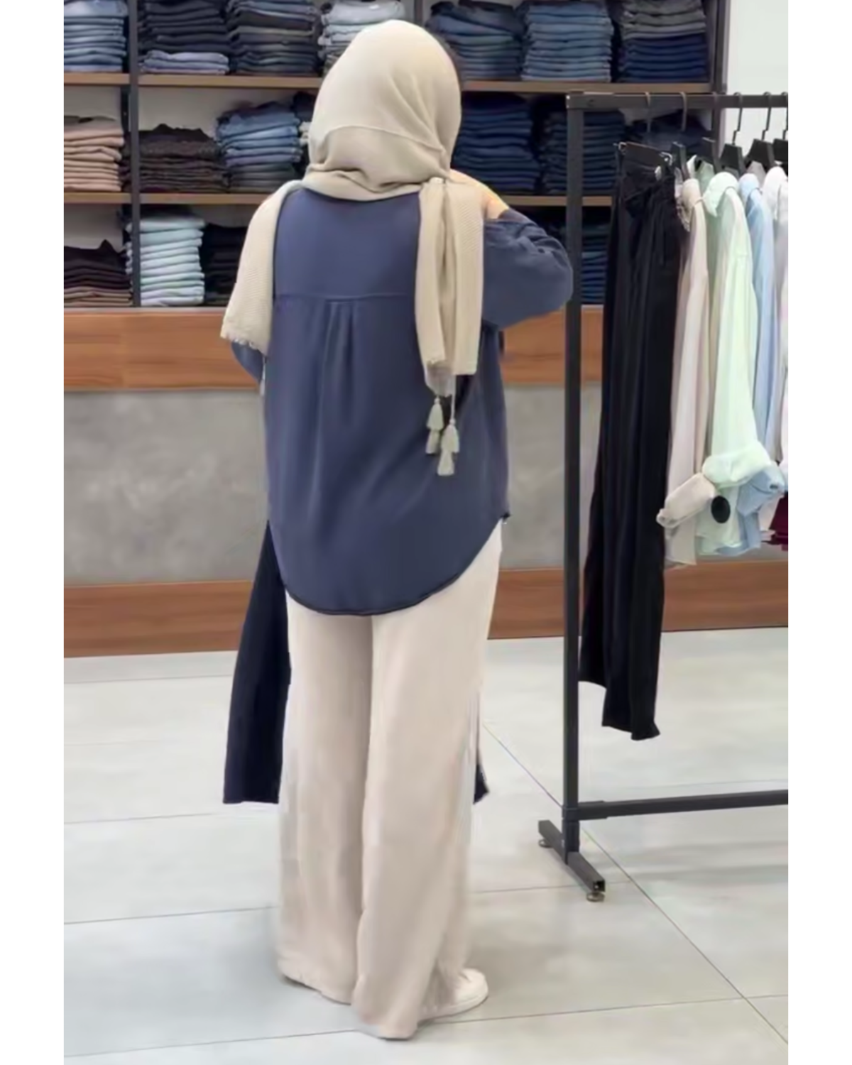 ست مانتو شلوار سیلک - Image 5