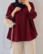 شومیز زنانه مدل نیلوفر - Image 9