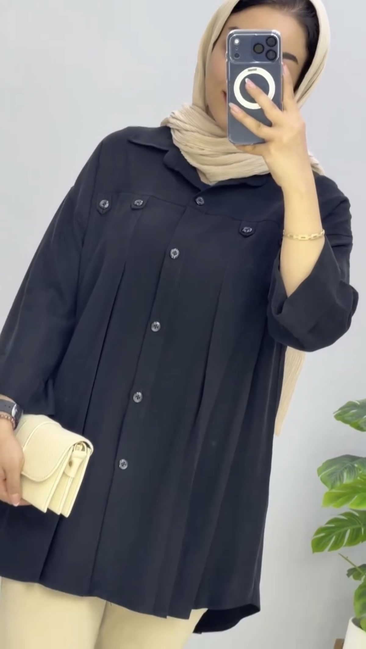 مانتو شومیزی مدل نیلا - Image 4
